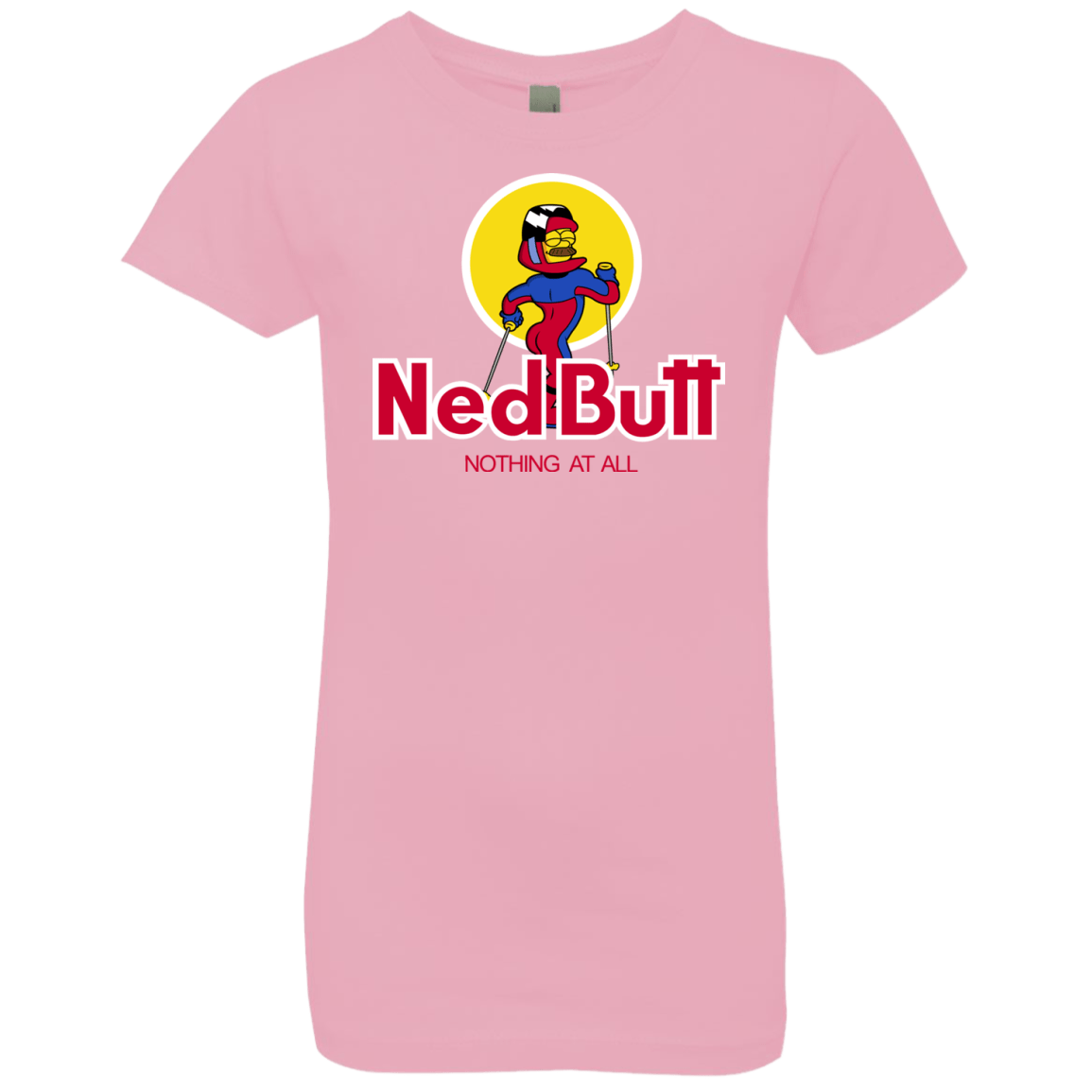 T-Shirts Light Pink / YXS Ned Butt Girls Premium T-Shirt