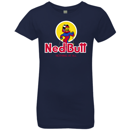 T-Shirts Midnight Navy / YXS Ned Butt Girls Premium T-Shirt
