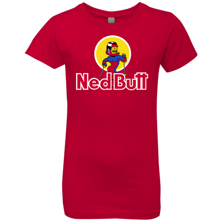 T-Shirts Red / YXS Ned Butt Girls Premium T-Shirt