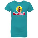 T-Shirts Tahiti Blue / YXS Ned Butt Girls Premium T-Shirt