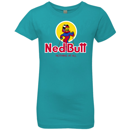 T-Shirts Tahiti Blue / YXS Ned Butt Girls Premium T-Shirt