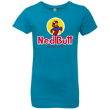T-Shirts Turquoise / YXS Ned Butt Girls Premium T-Shirt