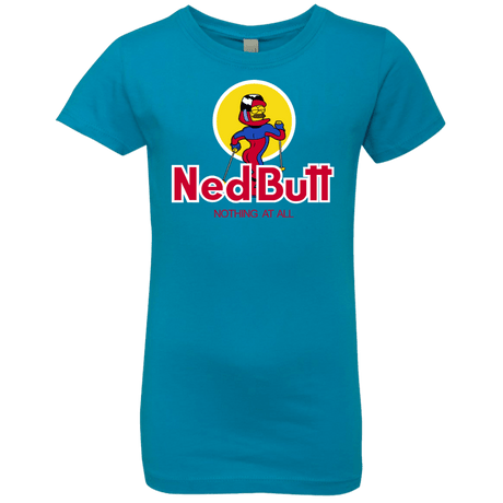 T-Shirts Turquoise / YXS Ned Butt Girls Premium T-Shirt