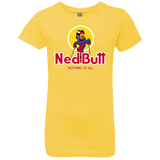 T-Shirts Vibrant Yellow / YXS Ned Butt Girls Premium T-Shirt