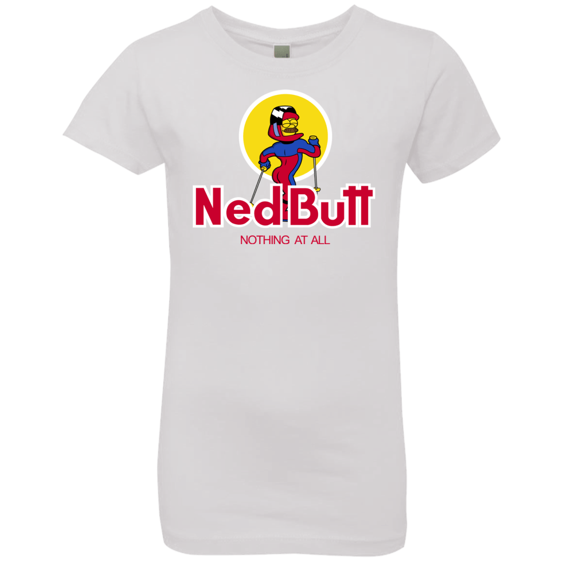 T-Shirts White / YXS Ned Butt Girls Premium T-Shirt