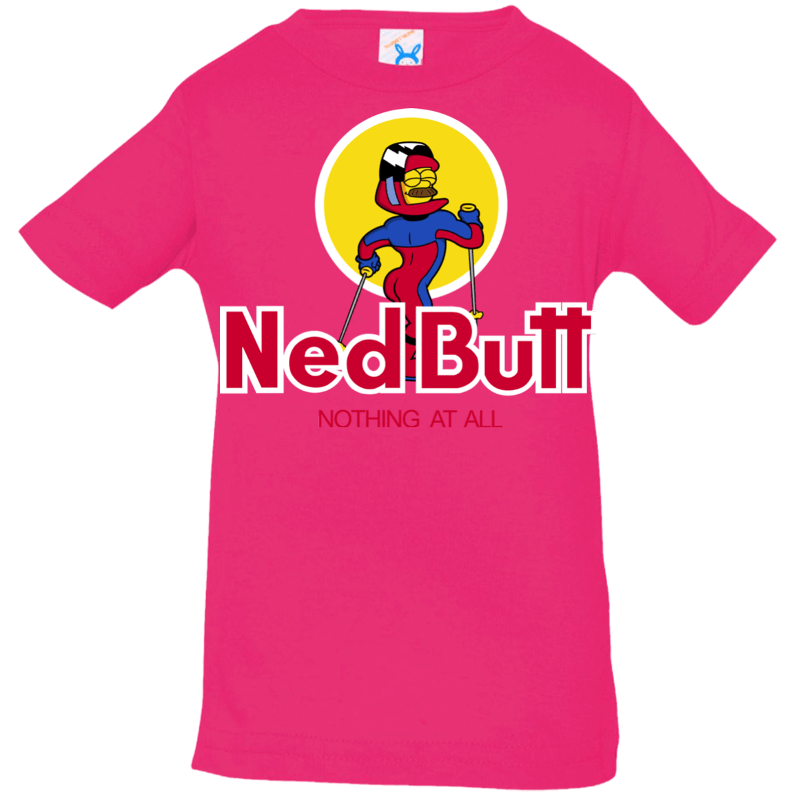 T-Shirts Hot Pink / 6 Months Ned Butt Infant Premium T-Shirt