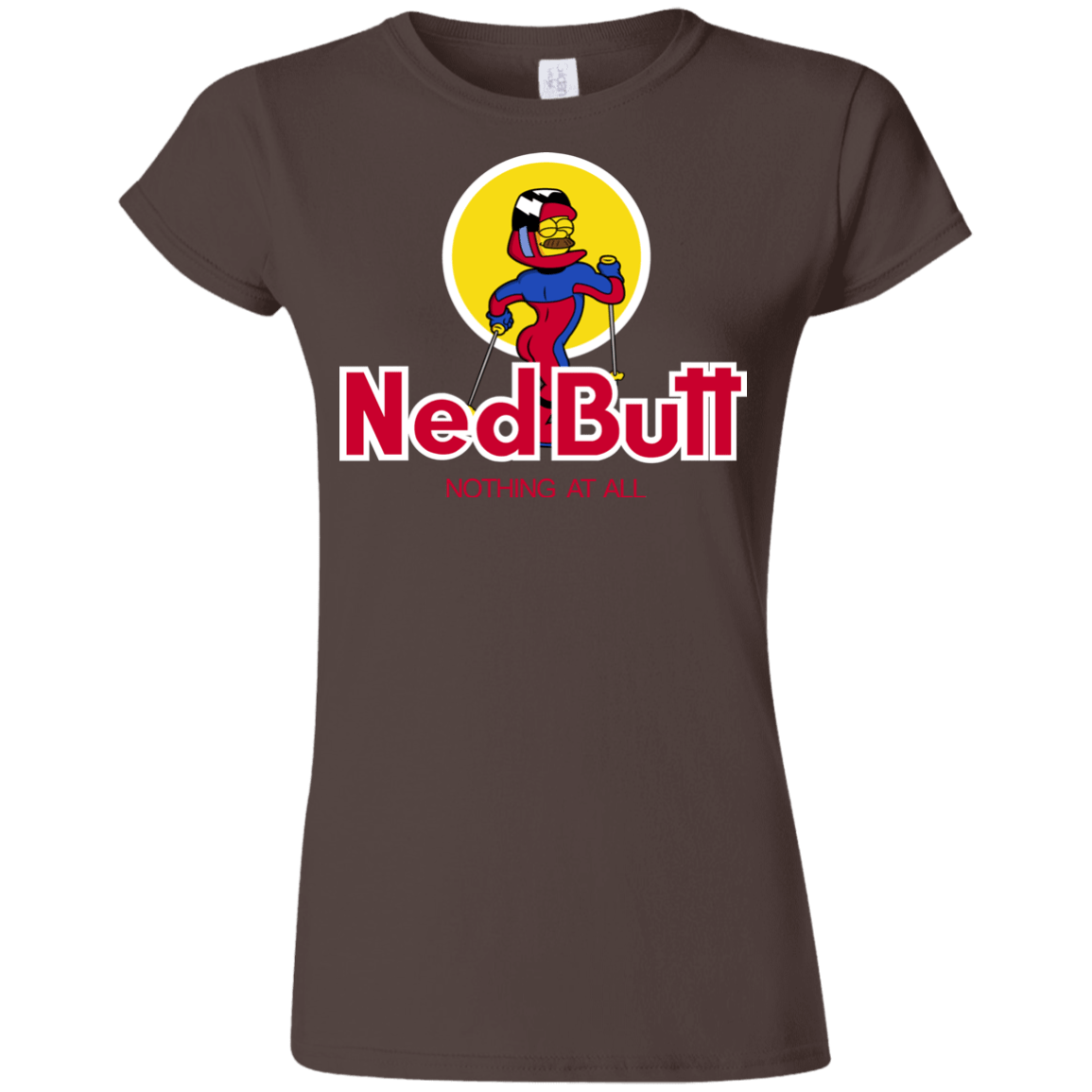 T-Shirts Dark Chocolate / S Ned Butt Junior Slimmer-Fit T-Shirt