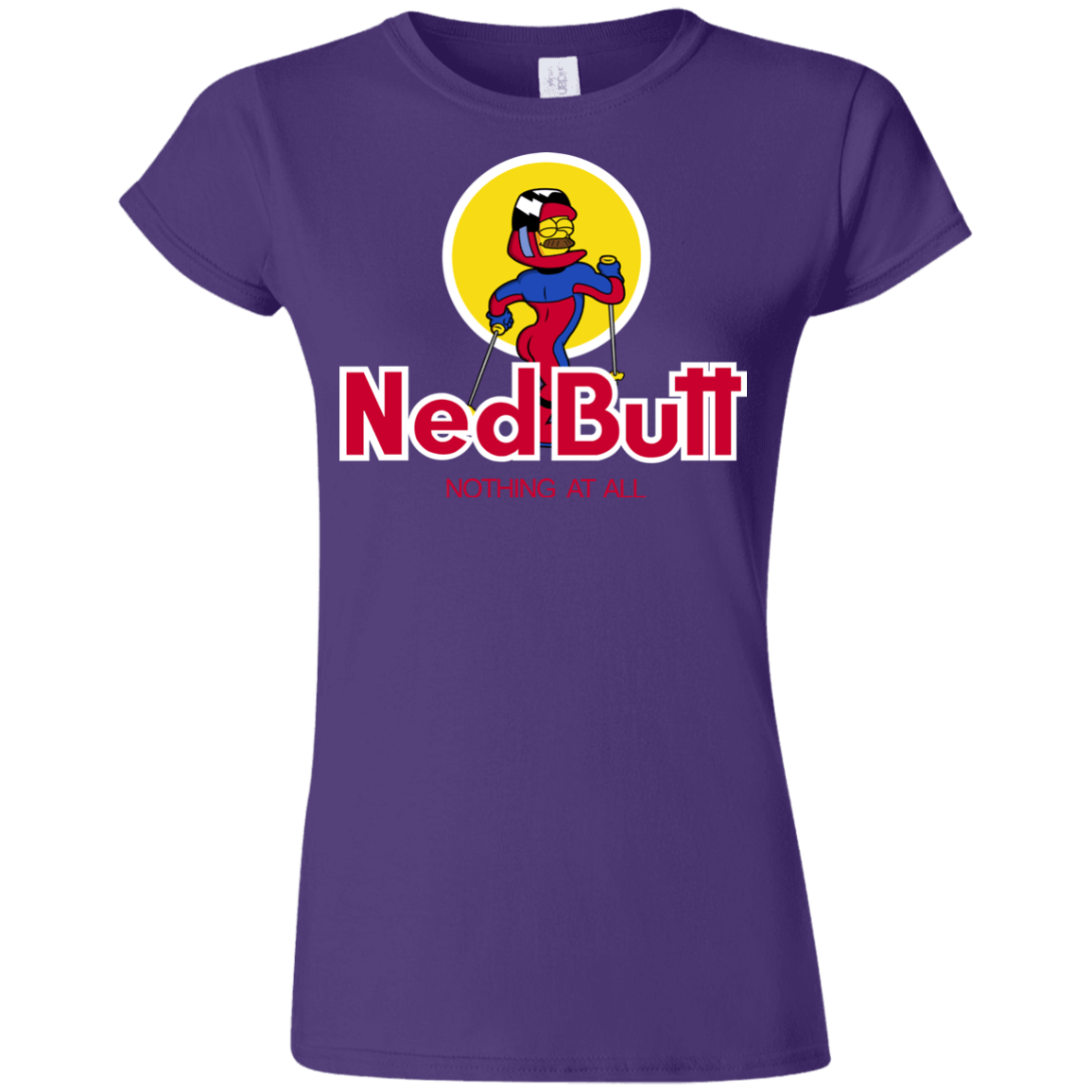 T-Shirts Purple / S Ned Butt Junior Slimmer-Fit T-Shirt