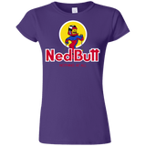 T-Shirts Purple / S Ned Butt Junior Slimmer-Fit T-Shirt