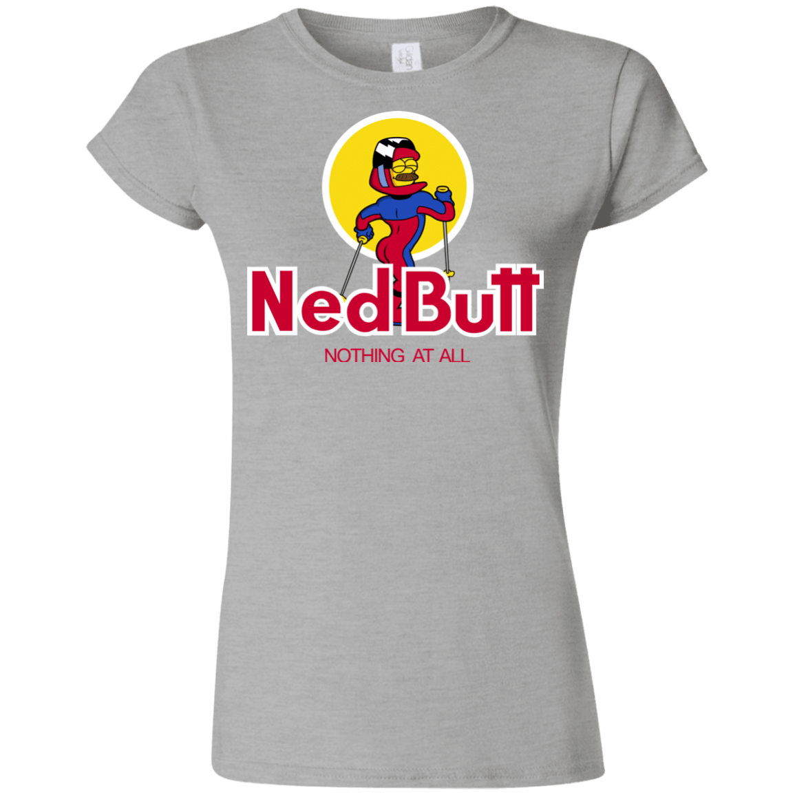 T-Shirts Sport Grey / S Ned Butt Junior Slimmer-Fit T-Shirt