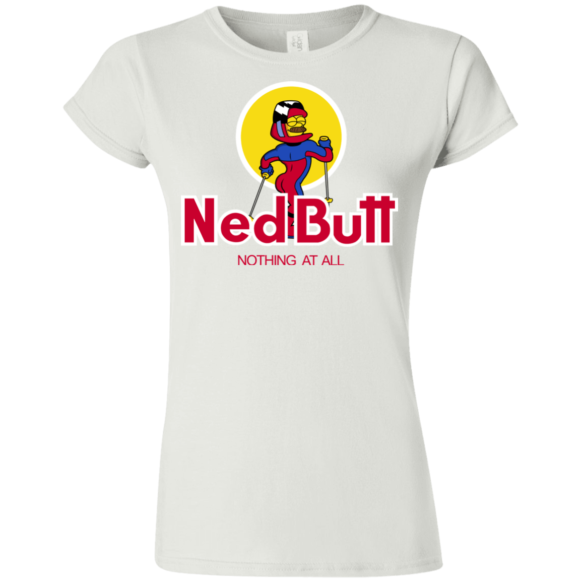 T-Shirts White / S Ned Butt Junior Slimmer-Fit T-Shirt