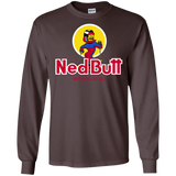 T-Shirts Dark Chocolate / S Ned Butt Men's Long Sleeve T-Shirt