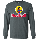 T-Shirts Dark Heather / S Ned Butt Men's Long Sleeve T-Shirt