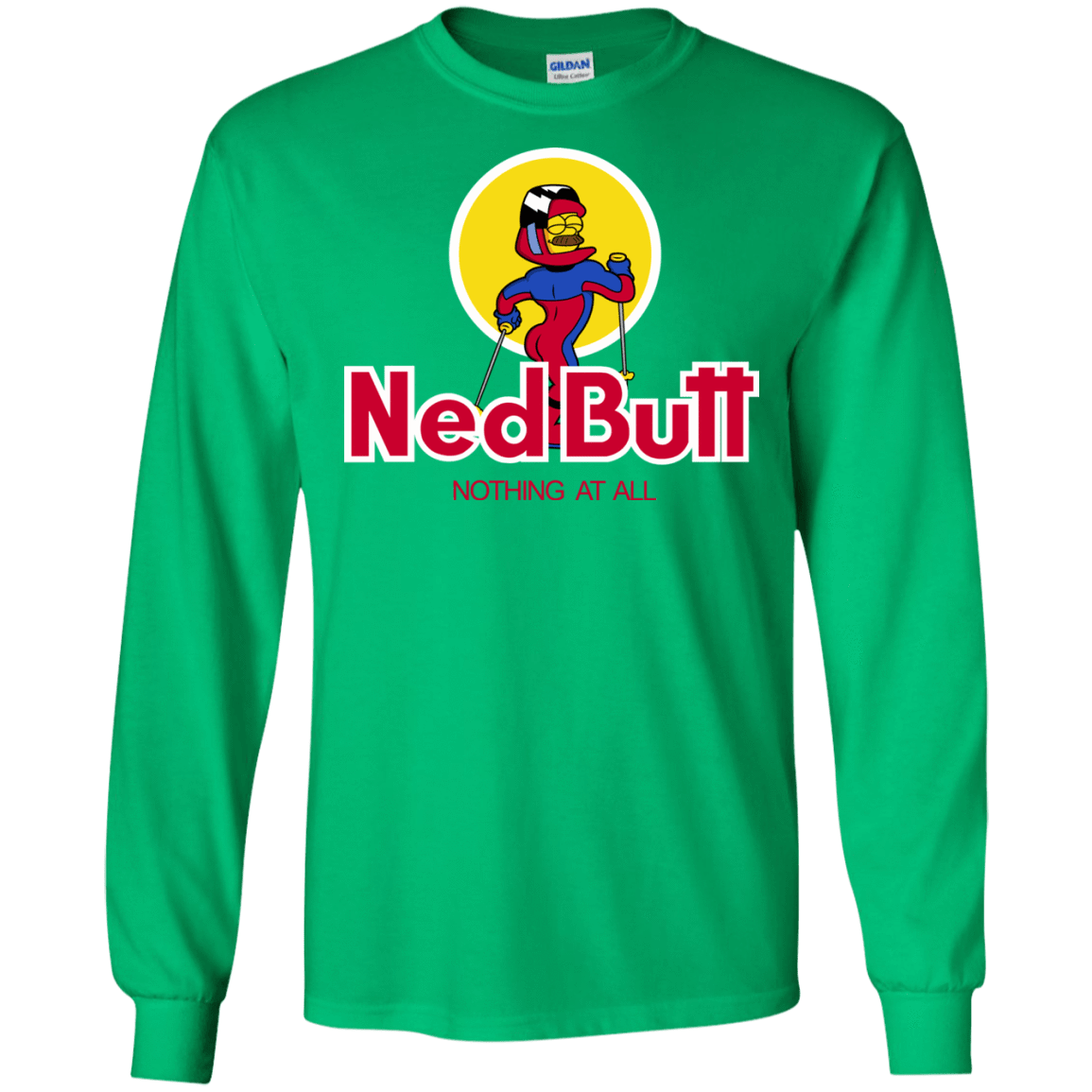 T-Shirts Irish Green / S Ned Butt Men's Long Sleeve T-Shirt