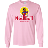 T-Shirts Light Pink / S Ned Butt Men's Long Sleeve T-Shirt