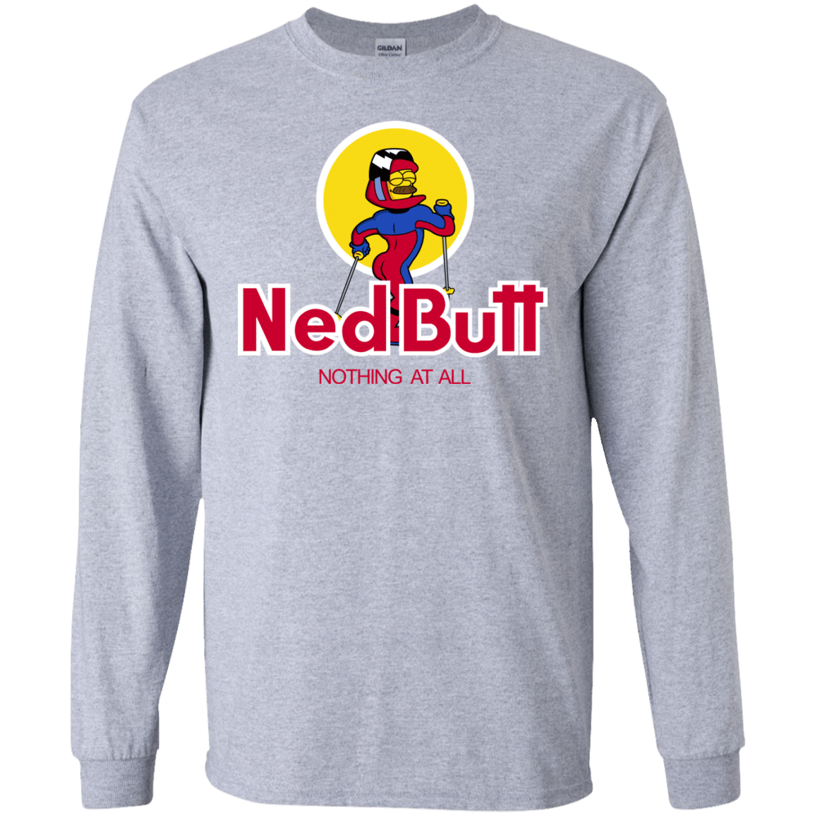 T-Shirts Sport Grey / S Ned Butt Men's Long Sleeve T-Shirt