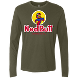 T-Shirts Military Green / S Ned Butt Men's Premium Long Sleeve