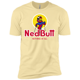 T-Shirts Banana Cream / X-Small Ned Butt Men's Premium T-Shirt