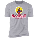 T-Shirts Heather Grey / X-Small Ned Butt Men's Premium T-Shirt