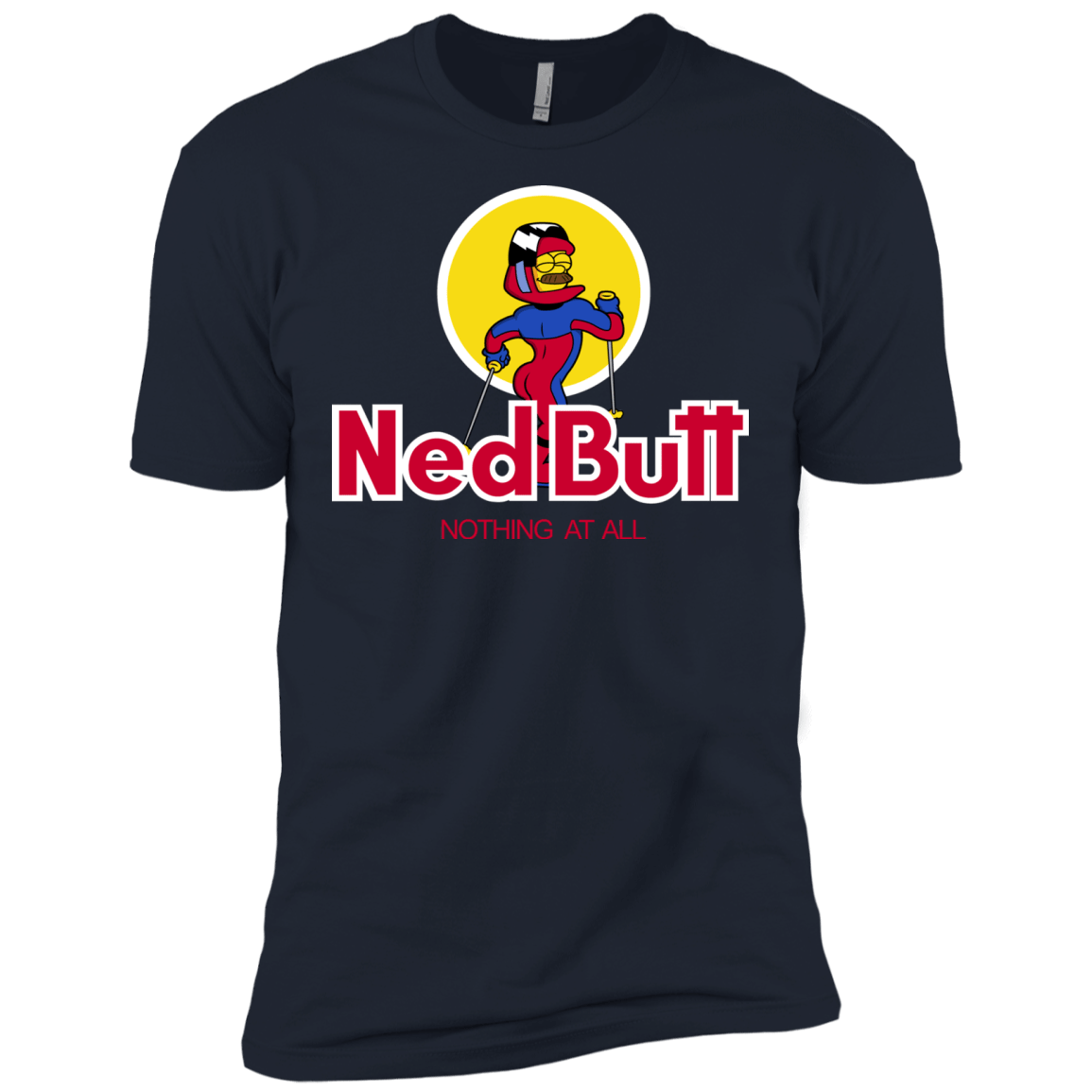 T-Shirts Midnight Navy / X-Small Ned Butt Men's Premium T-Shirt