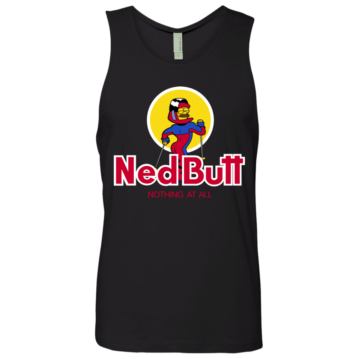 T-Shirts Black / S Ned Butt Men's Premium Tank Top