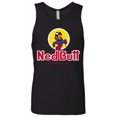 T-Shirts Black / S Ned Butt Men's Premium Tank Top