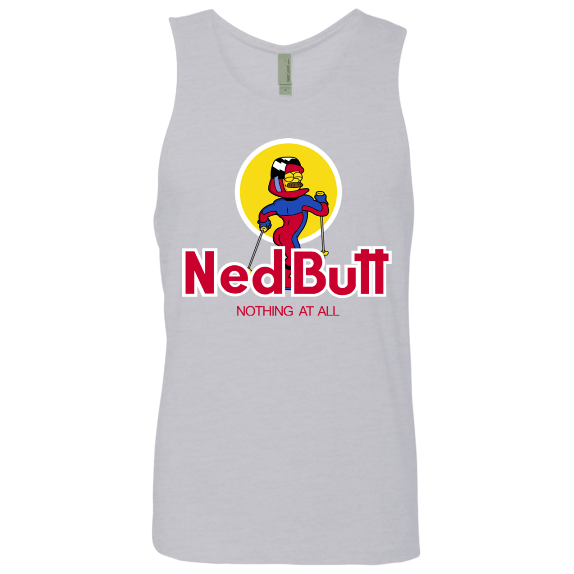 T-Shirts Heather Grey / S Ned Butt Men's Premium Tank Top