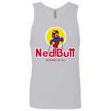 T-Shirts Heather Grey / S Ned Butt Men's Premium Tank Top