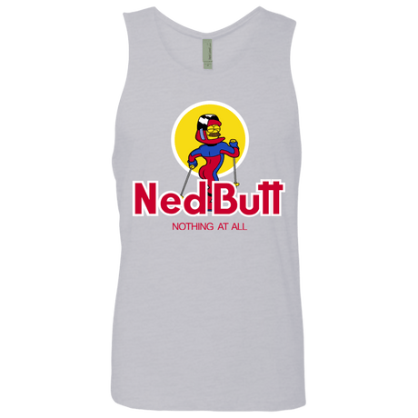 T-Shirts Heather Grey / S Ned Butt Men's Premium Tank Top