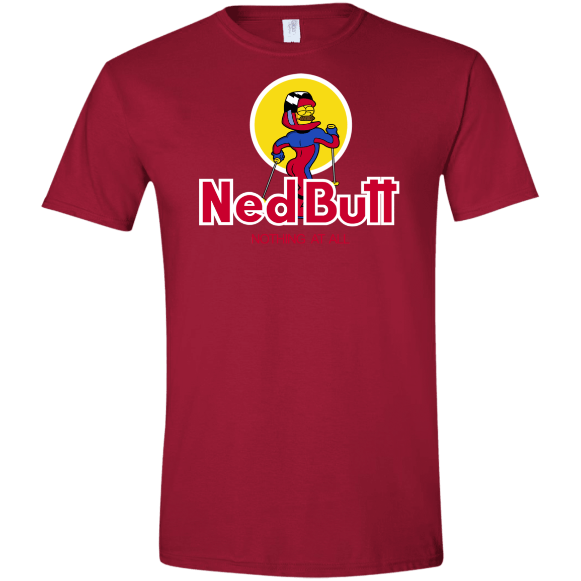 T-Shirts Cardinal Red / S Ned Butt Men's Semi-Fitted Softstyle