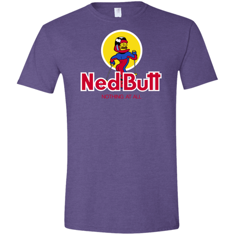 T-Shirts Heather Purple / S Ned Butt Men's Semi-Fitted Softstyle