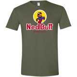 T-Shirts Military Green / S Ned Butt Men's Semi-Fitted Softstyle