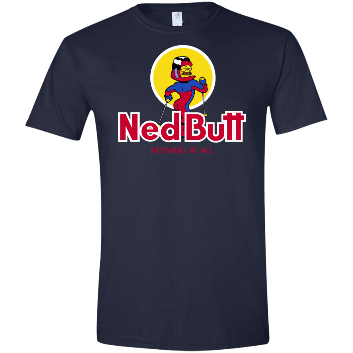 T-Shirts Navy / X-Small Ned Butt Men's Semi-Fitted Softstyle