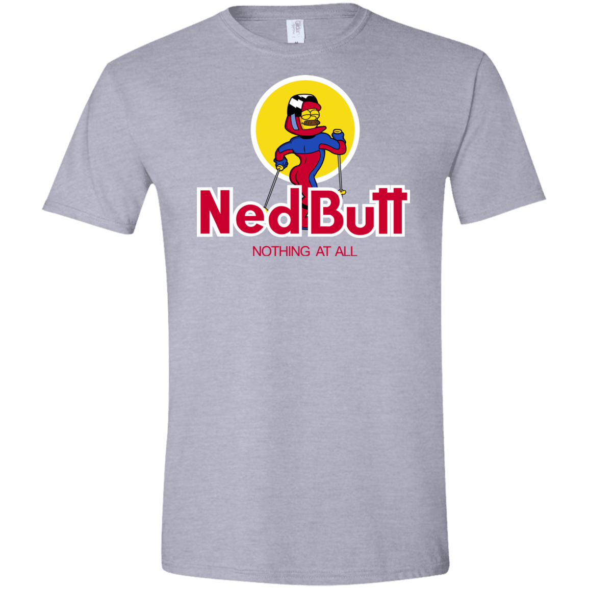 T-Shirts Sport Grey / X-Small Ned Butt Men's Semi-Fitted Softstyle
