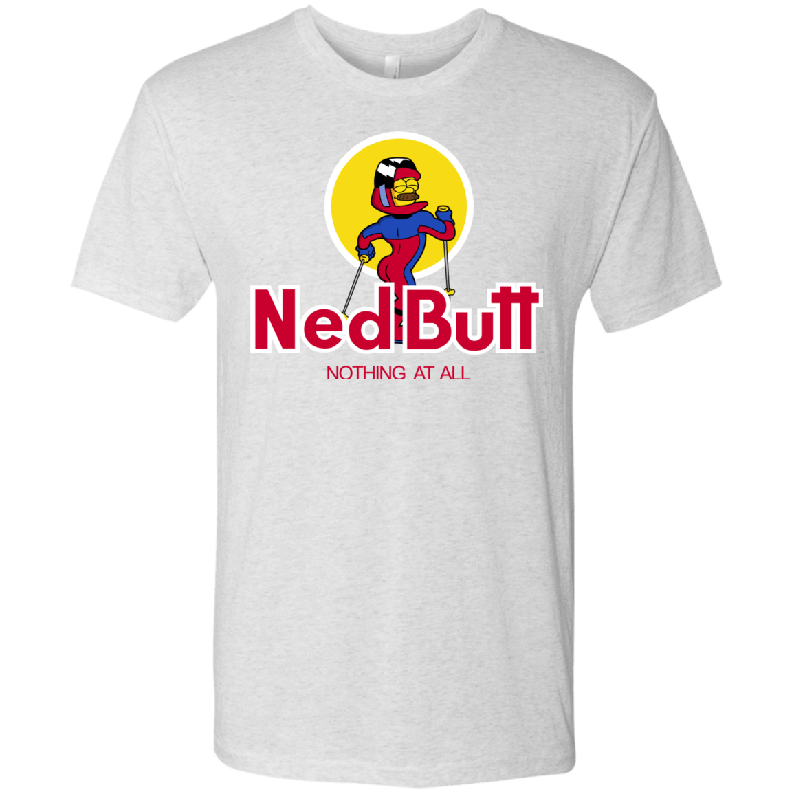 T-Shirts Heather White / S Ned Butt Men's Triblend T-Shirt