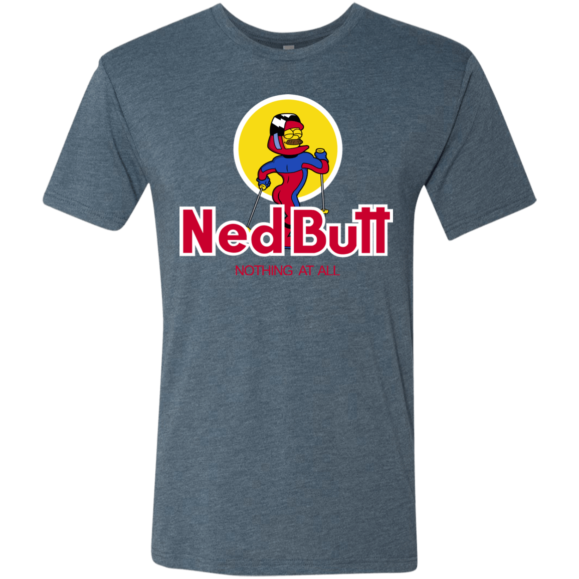 T-Shirts Indigo / S Ned Butt Men's Triblend T-Shirt