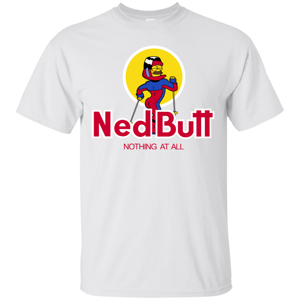 T-Shirts White / S Ned Butt T-Shirt