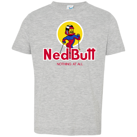 T-Shirts Heather Grey / 2T Ned Butt Toddler Premium T-Shirt