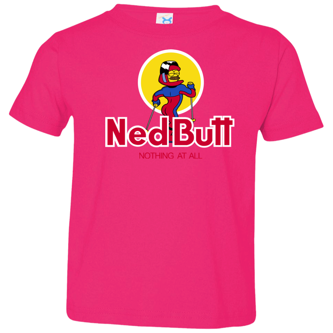 T-Shirts Hot Pink / 2T Ned Butt Toddler Premium T-Shirt