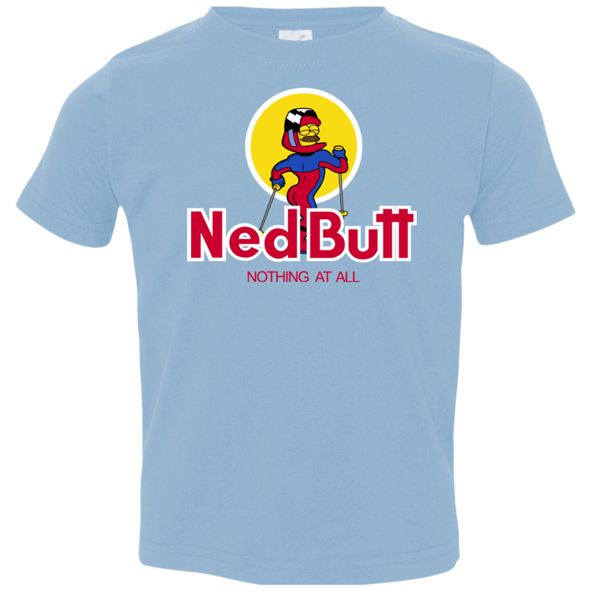 T-Shirts Light Blue / 2T Ned Butt Toddler Premium T-Shirt