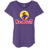 T-Shirts Purple Rush / X-Small Ned Butt Triblend Dolman Sleeve