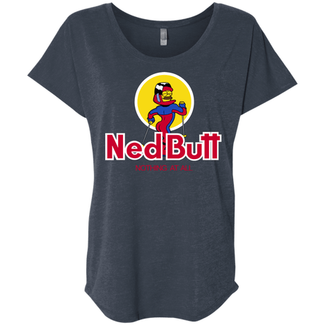 T-Shirts Vintage Navy / X-Small Ned Butt Triblend Dolman Sleeve