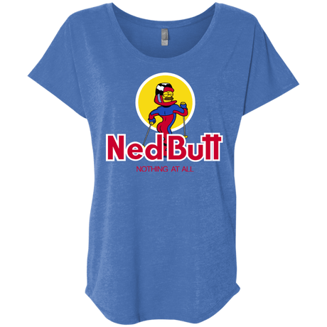 T-Shirts Vintage Royal / X-Small Ned Butt Triblend Dolman Sleeve