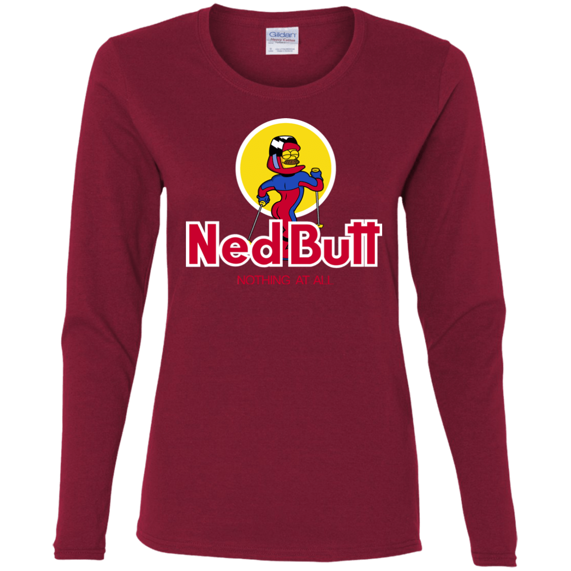 T-Shirts Cardinal / S Ned Butt Women's Long Sleeve T-Shirt