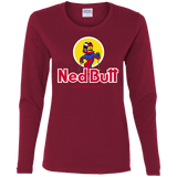 T-Shirts Cardinal / S Ned Butt Women's Long Sleeve T-Shirt