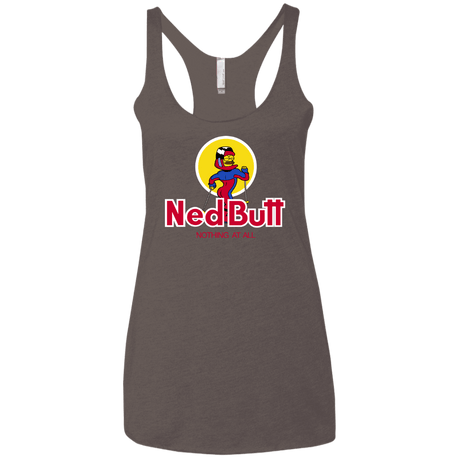 T-Shirts Macchiato / X-Small Ned Butt Women's Triblend Racerback Tank