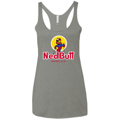 T-Shirts Venetian Grey / X-Small Ned Butt Women's Triblend Racerback Tank