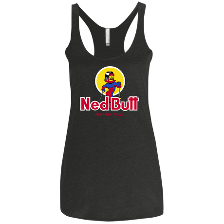 T-Shirts Vintage Black / X-Small Ned Butt Women's Triblend Racerback Tank