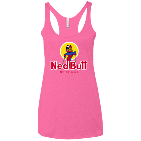 T-Shirts Vintage Pink / X-Small Ned Butt Women's Triblend Racerback Tank