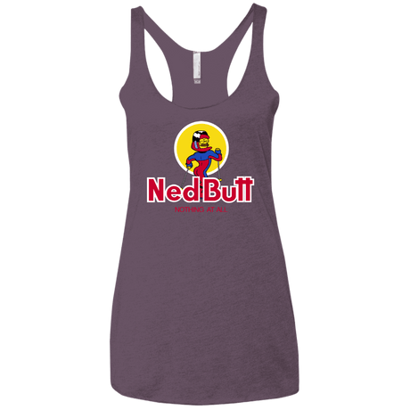 T-Shirts Vintage Purple / X-Small Ned Butt Women's Triblend Racerback Tank